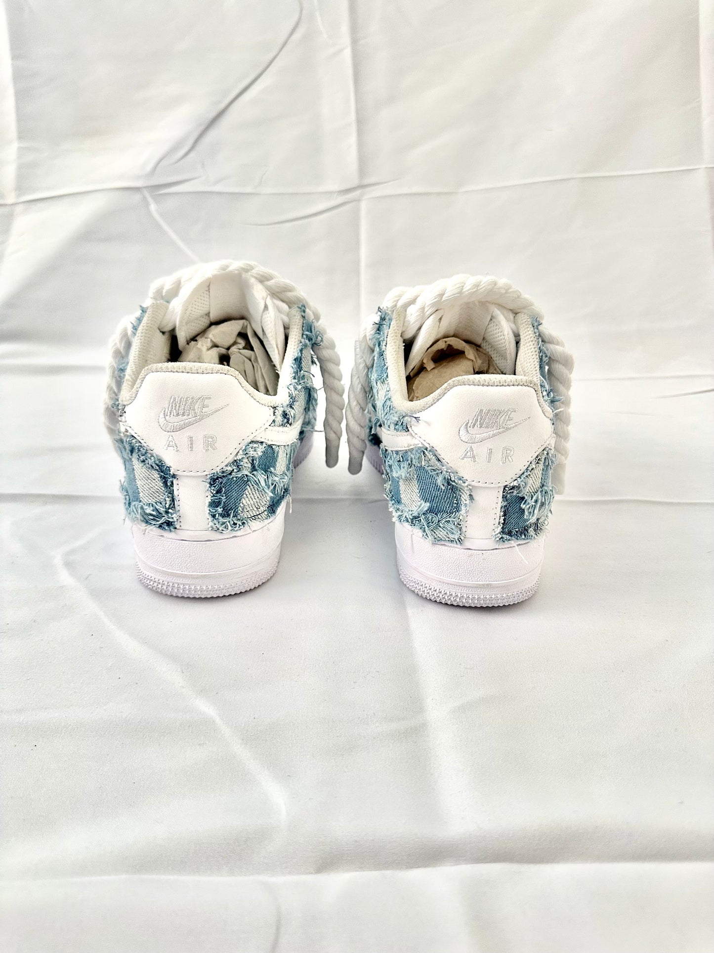 Nike Air Force 1 Sky Blue Denim Jacquard