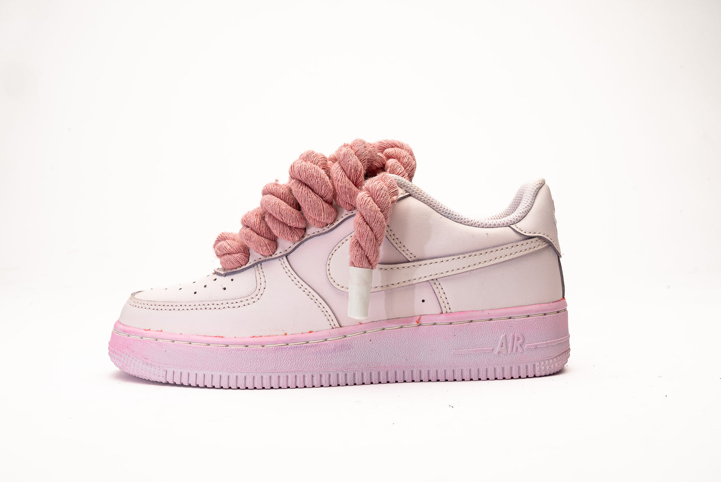 Nike Air Force 1 Pink Rope Laces