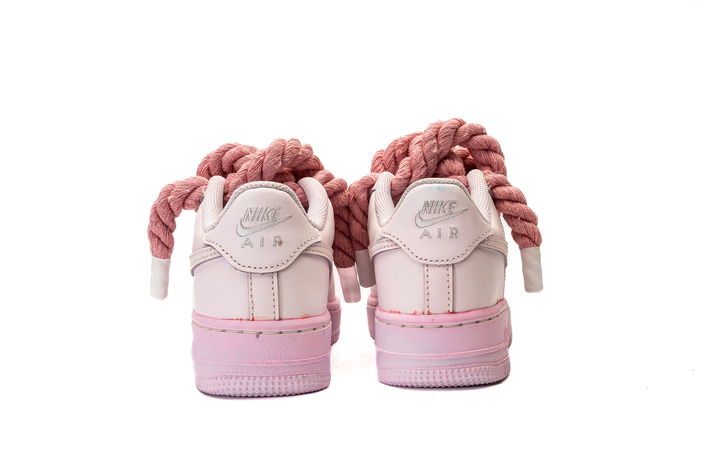 Nike Air Force 1 Pink Rope Laces